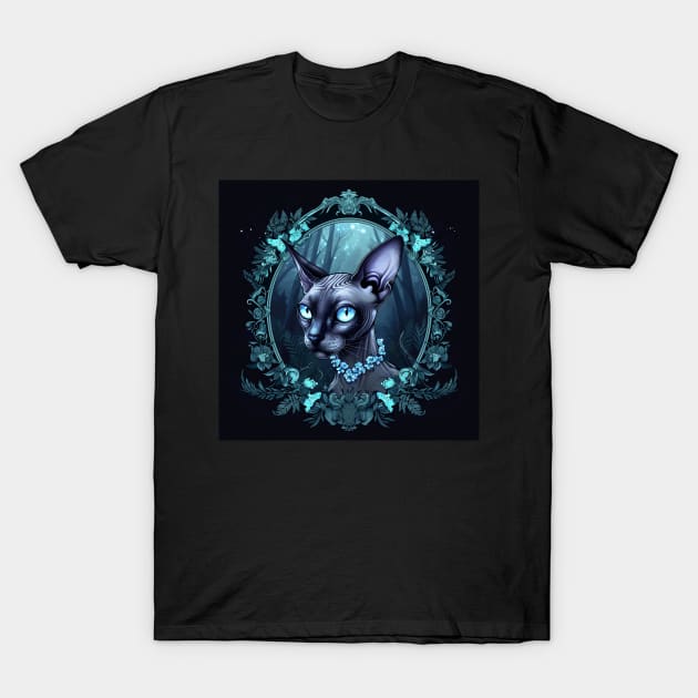 Gothic Sphynx T-Shirt by Enchanted Reverie